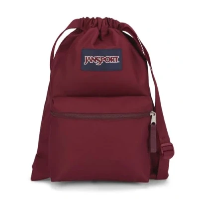 Image of JANSPORT DRAWSACK Small Backpack, Russet Red (Red)