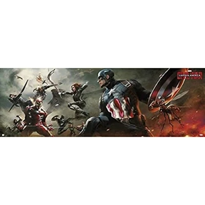 Image of Grupo Erik Marvel Captain America Civil War Door Poster