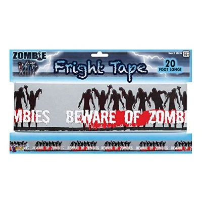 Image of Bristol Novelty HI267 Zombie Fright Tape, Multi Colour, One Size