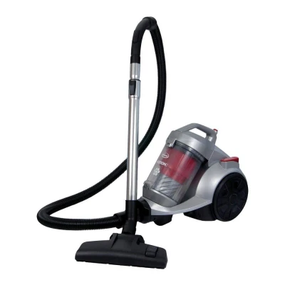Image of Ewbank EW3130 MOTION2 Pet Cylinder Bagless Vacuum Cleaner, HEPA Filter to Trap Dust &amp; Mould, 3 Litre Capacity, 700W, Floorhead Attachments, Silver/red