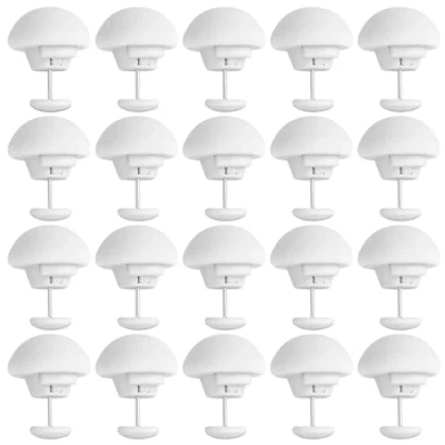 Image of Donmnemb 20pcs White Duvet Clips for Comforter Inside, Pins Set Keeps from Shifting, Cover Quilt, Decoration (White)