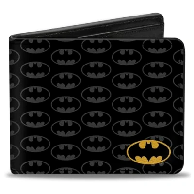 Image of Buckle down unisex adults Bifold Batman Bi Fold Wallet, Multicolor, One Size UK