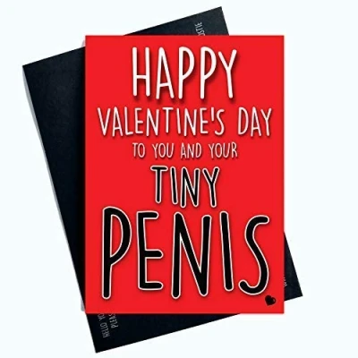 Image of Valentines Card for Boyfriend Rude Funny Day Cards Greeting Him Profanity Girlfriend Husband Fiancé Fiancée LGBTQ LGBT Gifts Comedy Cunty PC691