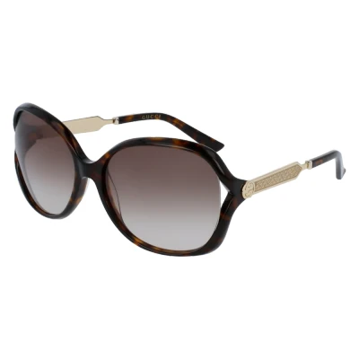 Image of Sunglasses Gucci Gg0076s col. 003 Woman Round Havana