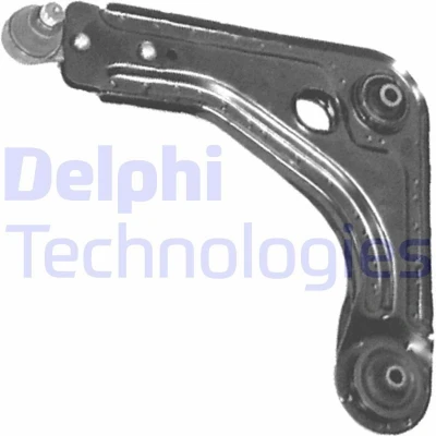 Image of 1054989, 1111413, 6179219, 6189549, 6190043 Suspension Arm DELPHI TC573 with ball joint Trailing Sheet Steel FORD: FIESTA 3