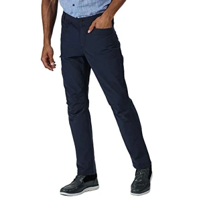 Image of Regatta Mens Delgado Hiking Pants, Navy, 33