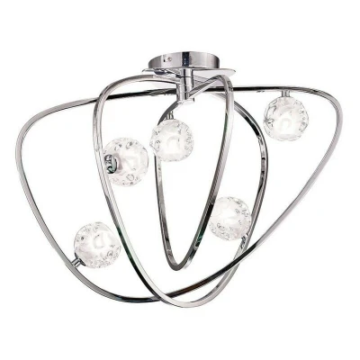 Image of Lux Ceiling 5 Light G9, Polished Chrome