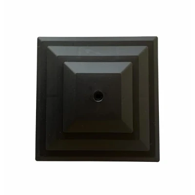 Image of Pack of 15 Black Plastic Fence Post Caps for a 4&quot; (100mm) Post. UK Made, Rot Proof. (GT0050). Free Postage