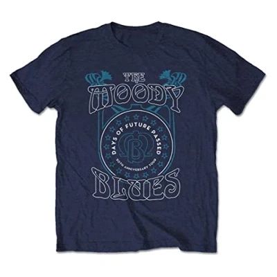 Image of wonang The Moody Blues Days of Future Passed Tour Blue t Shirt M