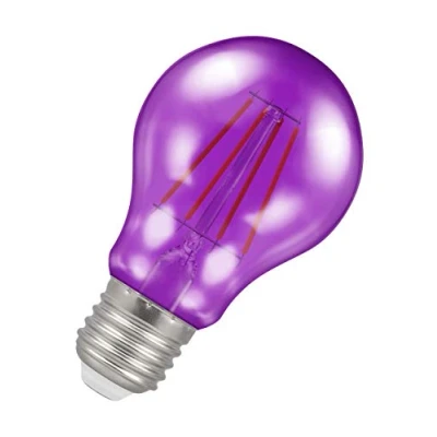 Image of Crompton LED Filament GLS 4.5W Purple ES E27