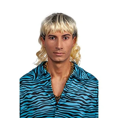 Image of Wicked Costumes Adult Exotic Mullet Fancy Dress Wig