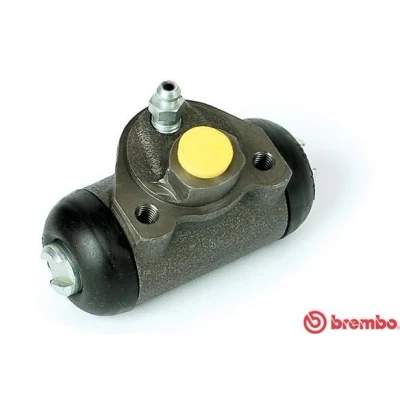 Image of 4373736, 4394469, 71739131, 790853 Brake Cylinder BREMBO A 12 735 23,81mm Cast Iron 10 x 1,25 FIAT: 126