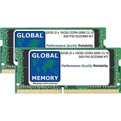 Image of 32GB (2 x 16GB) DDR4 2666MHz PC4 21300 260 PIN SODIMM MEMORY RAM KIT COMPATIBLE WITH 27&quot; RETINA 5K IMAC (2019/2020)