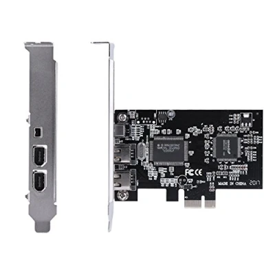 Image of 1394a Controller Card, PCI E Express Firewire IEEE 1394 Card with Cable