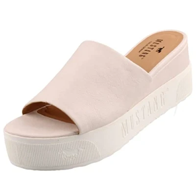 Image of MUSTANG Women&#039;s 1459 701 Mule, Ivory, 7 UK
