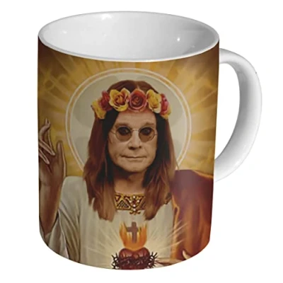 Image of mugmart Ozzy Osborne Holy Ceramic Coffee Mug/Cup