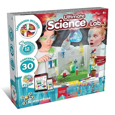 Image of Science4you Science Lab for Kids Make Your Own Chemistry Set, Educational Kits Age 6 + Experiments, Games, Toys, Gifts year old Boys and Girls