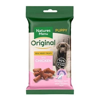 Image of Natures Menu Real Meaty Treats with Chicken for Puppies