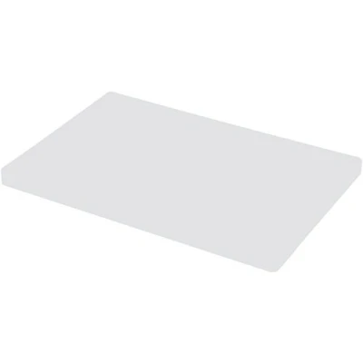 Image of Grunwerg Low Density Plastic Chopping Board, White, 44 x 30 2.5 cm