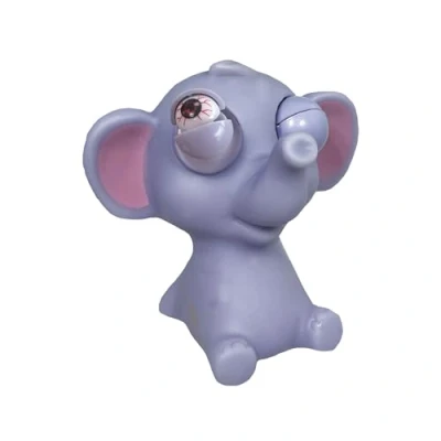 Image of Wild Winkers Elephant from Deluxebase. Squeeze Toy with Popping Eyes. Stress Fidget for Adults and Kids. Squishy Animal Figures Kids Party Favors Toys.