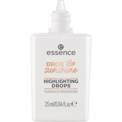 Image of Essence Drop of Sunshine Highlighting Drops, Highlighter, Nude, Moisturising, Nourishing, Natural, Shiny, Vegan, Oil Free, Perfume, No Alcohol, Pack 1 (25 ml)