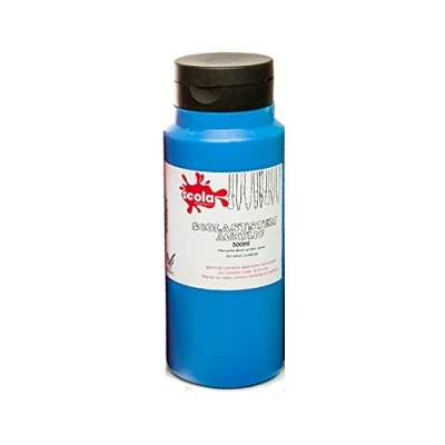 Image of scola 500ml System Ultramarine Blue Pure Acrylic Artist Paint