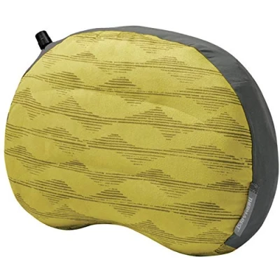 Image of Therm a Rest Air Head Inflatable Travel Pillow, Size: L (63 x 196 cm), Colour: Yellow Mountains