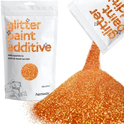 Image of Glitter Paint for Walls Copper Holographic Additive Emulsion Latex Acrylic Sparkles Microfine Interior Painting 100g / 3.5oz
