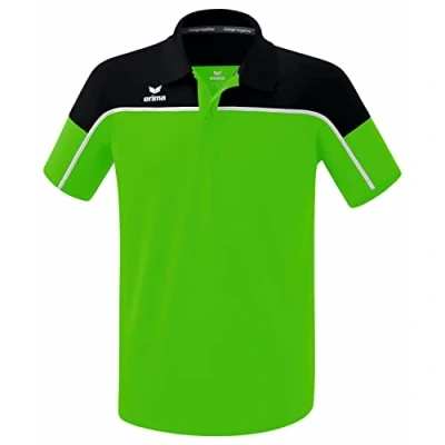 Image of Erima Men&#039;s „Change Polo Shirt, Green/Black/White, M
