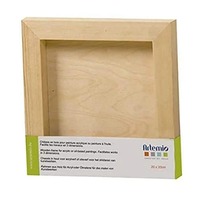 Image of Artemio Chassis frame square wood 7 inch (20 cm) design