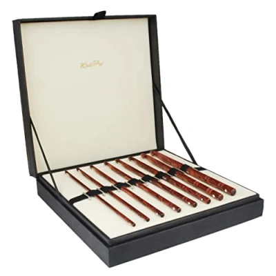 Image of KnitPro Symfonie Rose Crochet Hook Deluxe Set, Multi Color