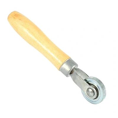 Image of Keenso Patch Tire Repair Tool, Wooden Handle Tool Tube Stitch Puncture Tyre Roller Bearing Kit Auto Insurance and