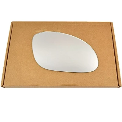 Image of Less4spares Wing Mirror Glass Right Compatible with Vauxhall Vectra 1999 2002 STICK ON Driver Off Side Convex