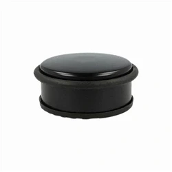 Image of Alba Door Wedge Steel/Elastomer Ballast Black DOORSTOP BK