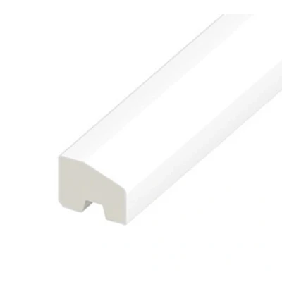 Image of 20mm x 15mm uPVC Bead Square Finishing Trim 1m White 5 Pack