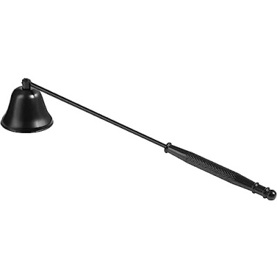 Image of KeAiDuo Candle Snuffer, Extinguisher Wick Snuffer Accessory with Long Handle Stainless Steel for Most Candles