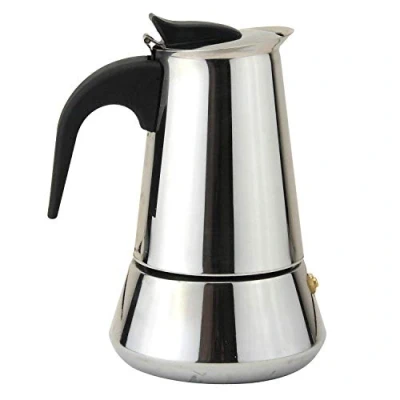 Image of Apollo Stainless Steel Induction 4 Cup Coffee Maker