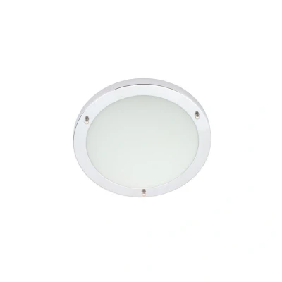 Image of Delphi 4000k LED Bathroom 18W Ceiling Light Chrome IP44