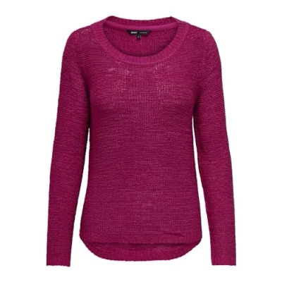 Image of ONLY Women&#039;s Onlgeena Xo L/S Pullover KNT Noos Sweater, Granita, L