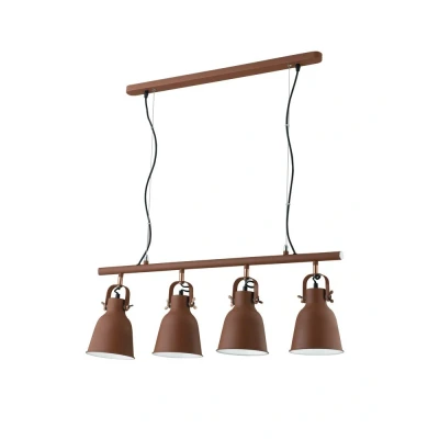 Image of Legend Bar Ceiling Dome Pendant, Corten, Copper, White, E27