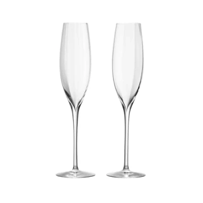 Image of Waterford Elegance Champagne Flute Optic Set of 2
