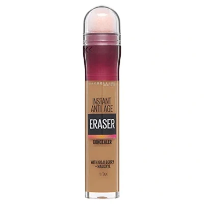 Image of Maybelline Instant Anti Age Eraser Eye Concealer, Dark Circles and Blemish Ultra Blendable Formula, 11 Tan