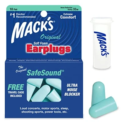 Image of Mack&#039;s Original Ear Plugs (10 Pair) Mint Green