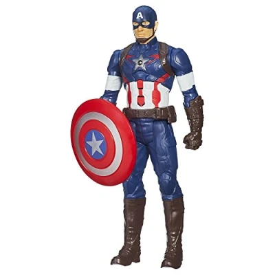 Image of Marvel Hasbro Avengers Age of Ultron Titan Hero Tech Captain America 12 Inch Figure