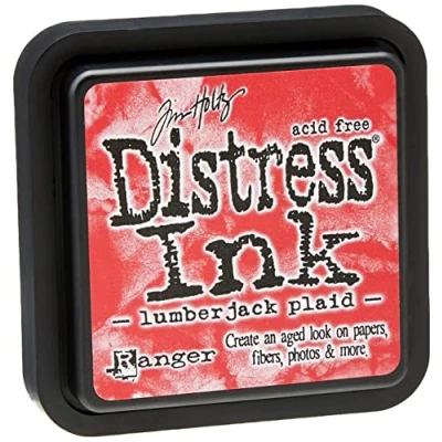 Image of Ranger Tim Holtz Distress Ink Lumberjack Plaid, 3 x inch pad