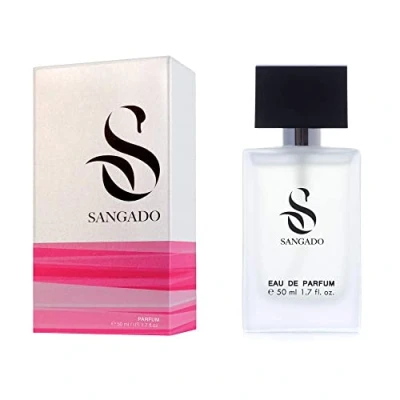 Image of SANGADO Decent Lady, Perfume for Women, 8 10 hours long Lasting, Luxury smelling,Oriental Floral, Fine French Essences, Extra Concentrated (Parfum), Elegant, Sophisticated, Joyful, 50 ml