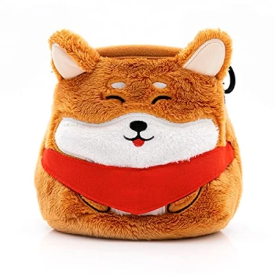 Image of YY Vertical Shiba Inu Climbing Chalk Bag Suitable for Adults and Children