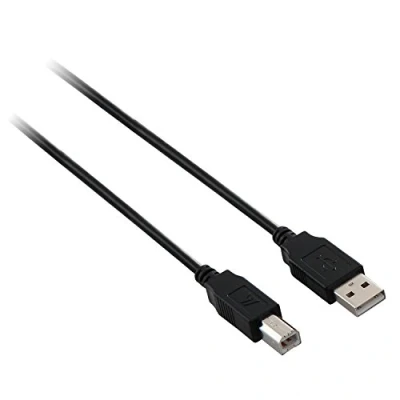 Image of V7 V7E2USB2AB 1.8M USB 2.0 Cable A to B (m/m) black 1,8m