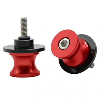 Image of Z900 Spools Motorbike 8MM CNC Aluminum Swingarm Sliders Stand Screws for Z 900 All Years Red