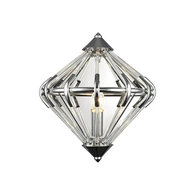 Image of Gerda 1 Light Chrome Wall